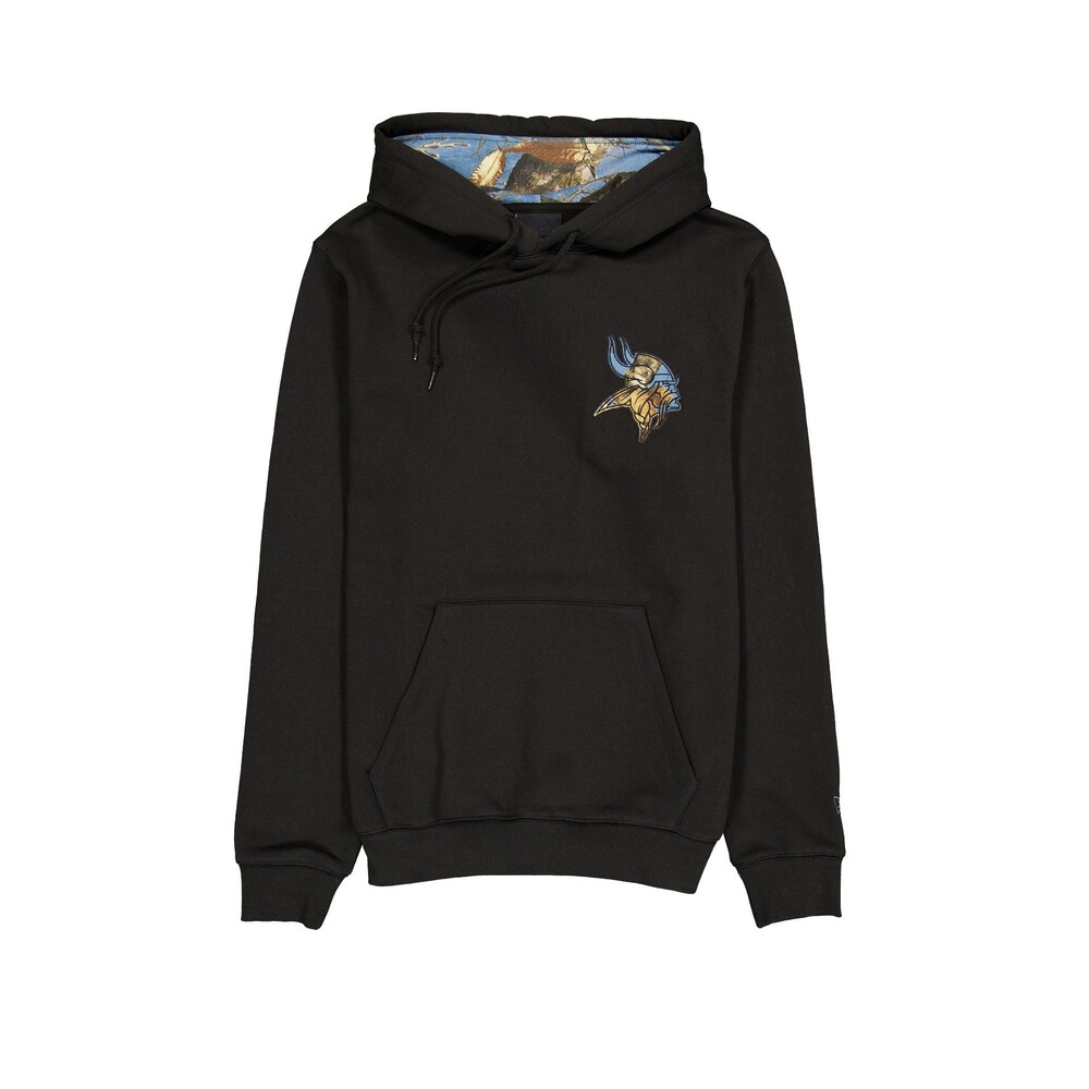 New Era Minnesota Vikings Black Realtree Hoodie - Size L